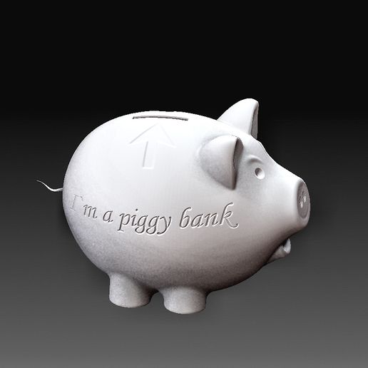 Stl File Piggy Bank・3d Print Design To Download・cults